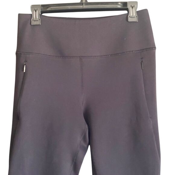 SPYDER Black High Rise Leggings. Size Large. - Picture 2 of 8